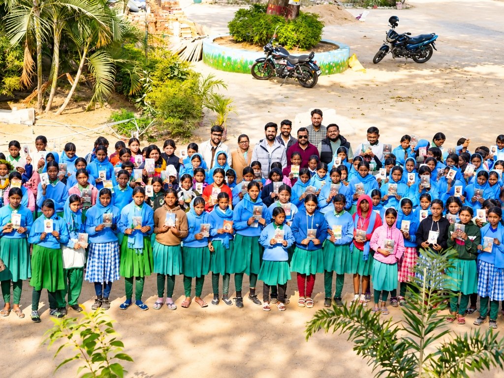 Young people actively participating in Abua Adhikar Manch community activity